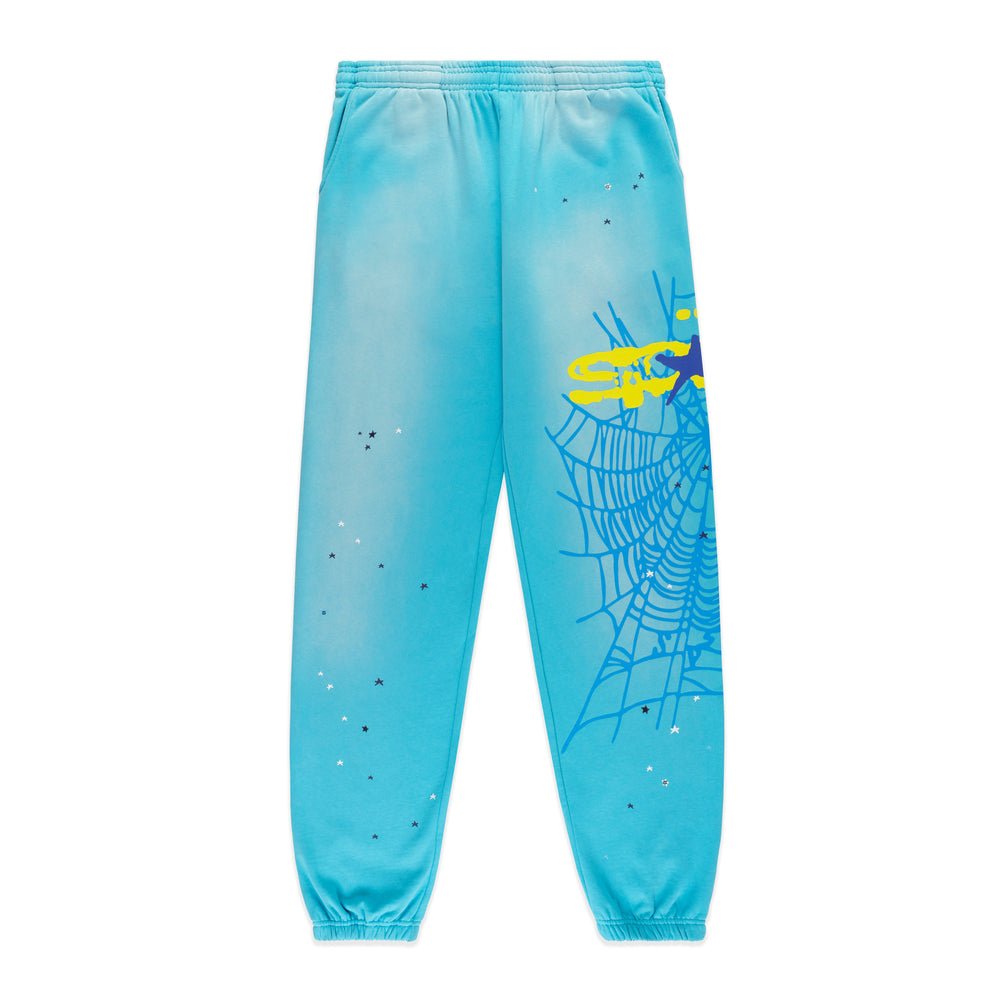 2025_SP5DER_FLATS_33_4b6cd8fb-20fd-47d9-8617-9961cde408e0 Heavy Web Sweatpant Cyan