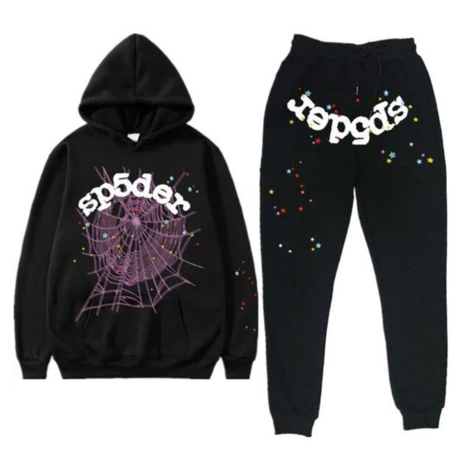 xr:d:DAFpwIp29vg:68,j:3711363958529615964,t:23072719 Black Sp5der Worldwide Tracksuit