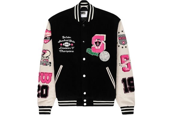 Sp5der-Division-5-Varsity-Jacket-Black Sp5der Division 5 Varsity Jacket