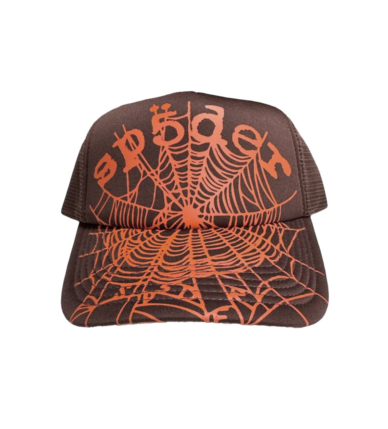Sp5der-OG-Web-v2-Trucker-Hat-Brown-_Complexcon-Exclusive_-front-2 Sp5der OG Web v2 Trucker Hat Brown