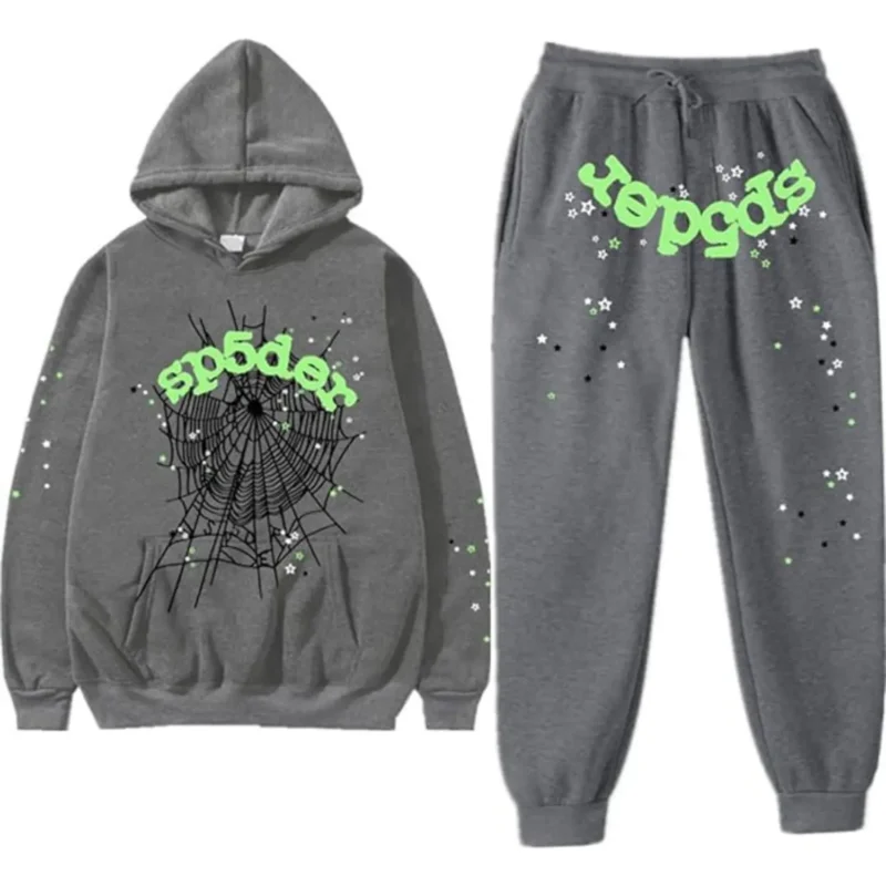 Sp5der Web Tracksuit Slate Grey
