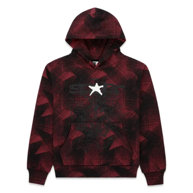 Spider Plaid Splatt Hoodie 