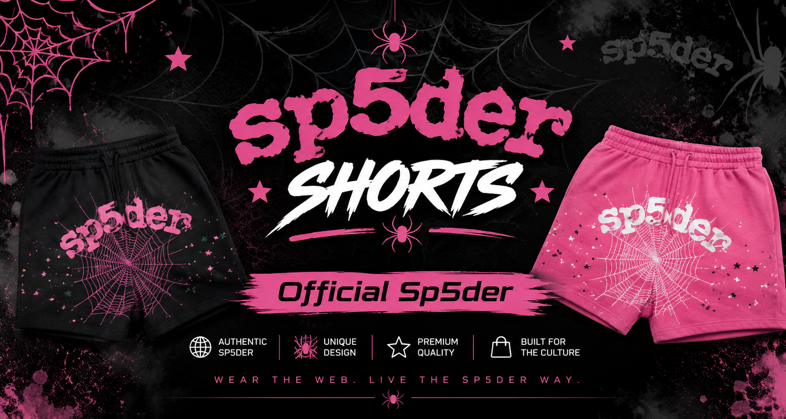 Sp5der Shorts